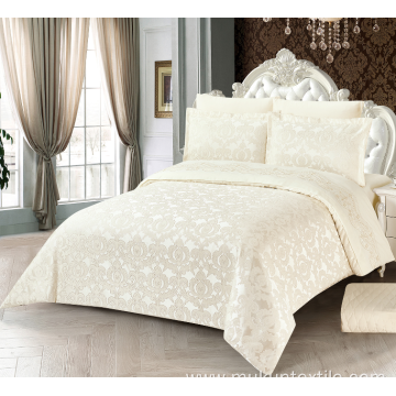 King size jacquard quilt duvet comforter bedding set